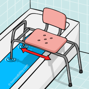 Sliding Bath Seat